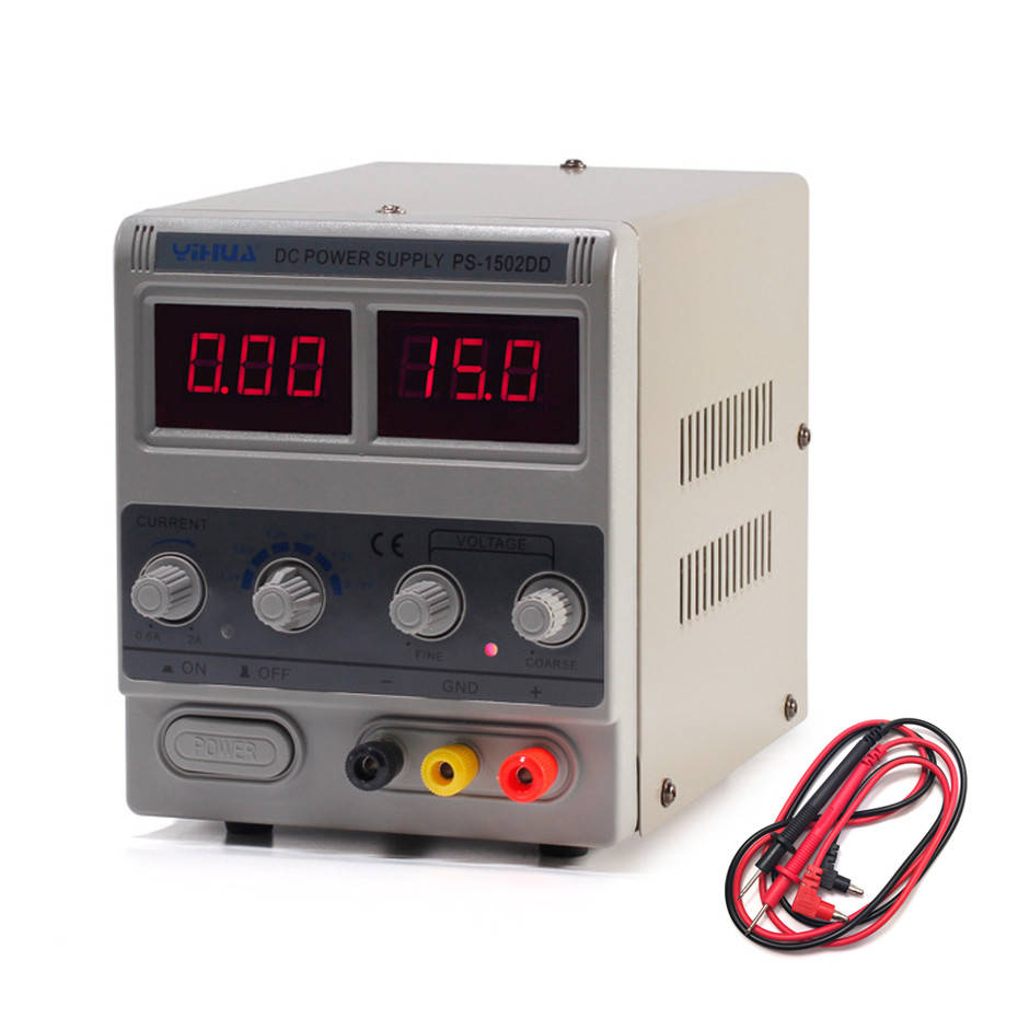 

Лабораторный блок питания 15B 1A YIHUA 1502DD