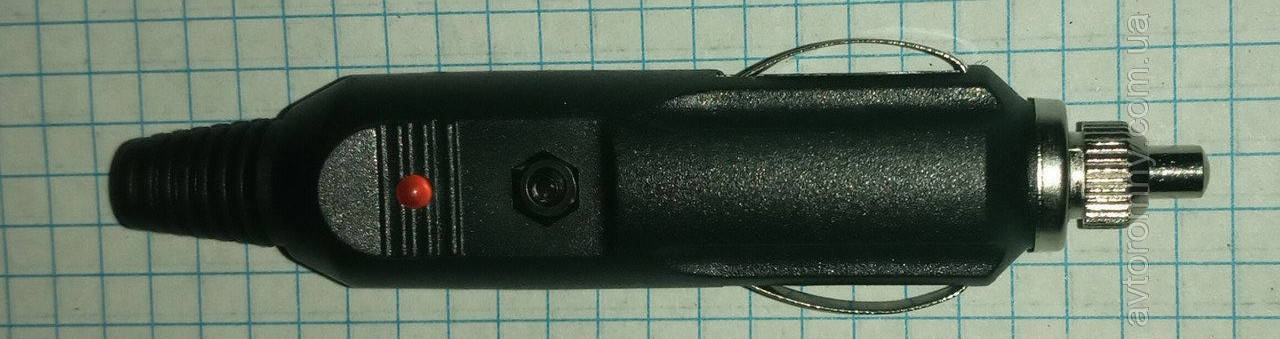 

Разъем штекер в прикуриватель Турция Евро с предохранителем + диод