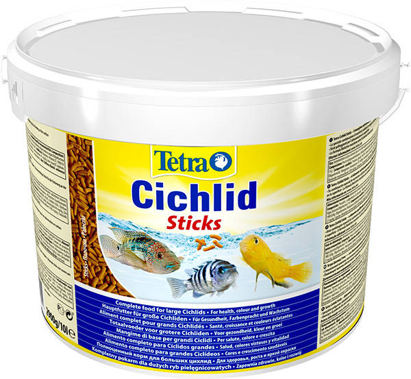 

Корм для рыб Tetra Cichlid Sticks 10 л/ 2,9 кг 153691