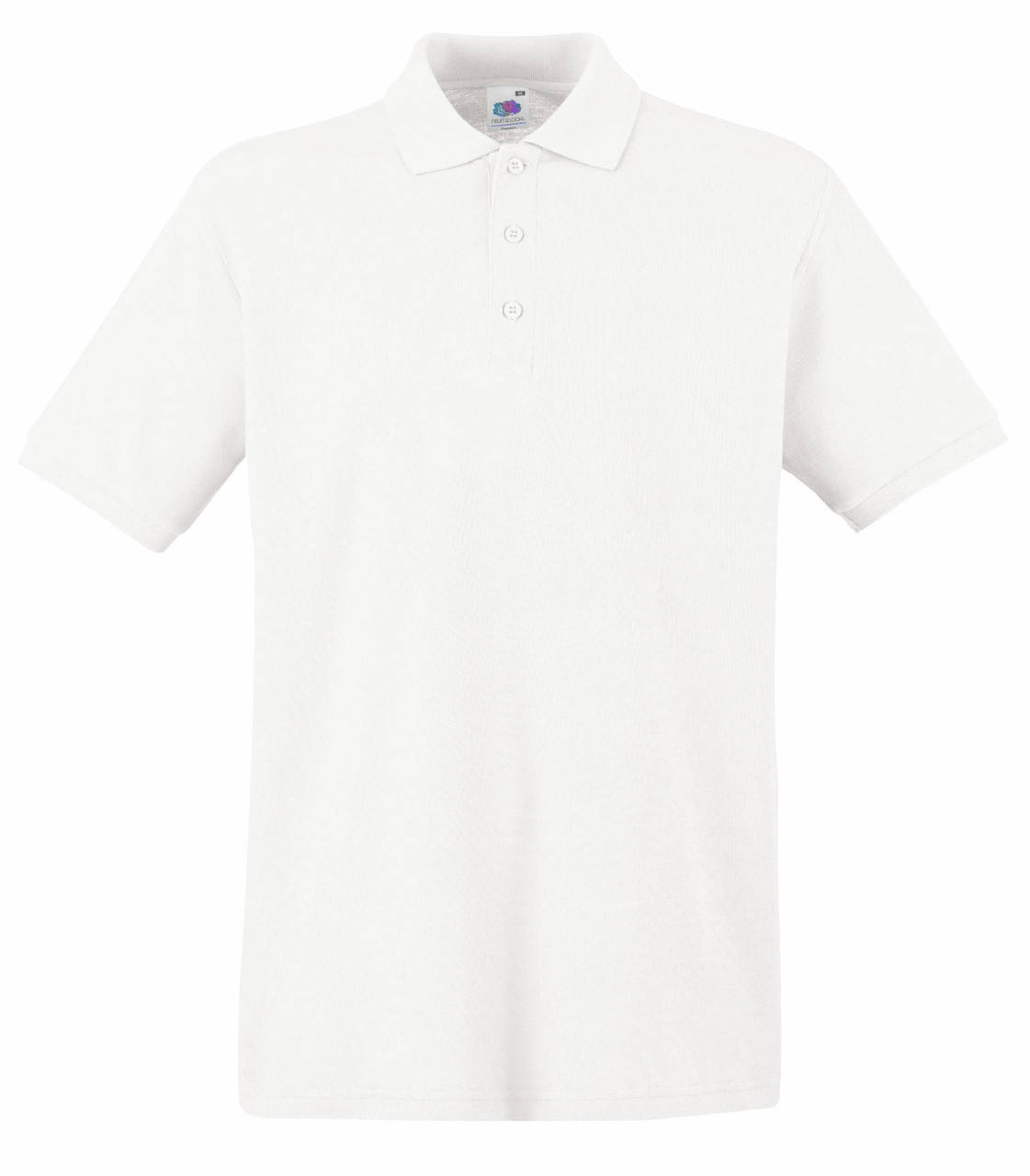 

Мужское Поло Премиум Fruit of the loom Белое 63-218-30 Xl