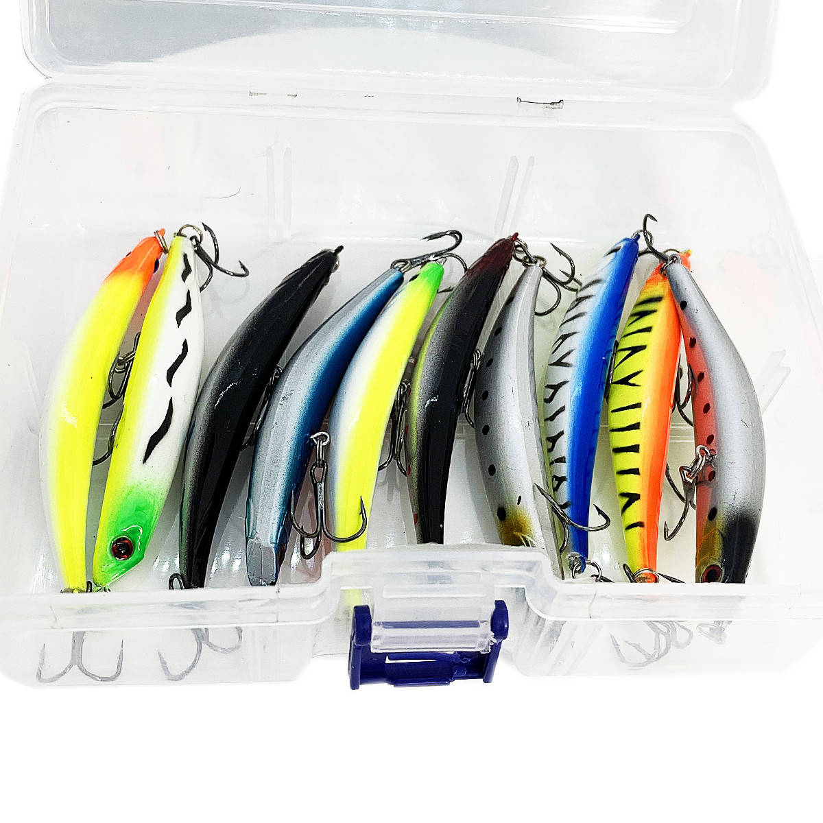 

Набор воблеров FOX Bent Minnow BIG Kit (10 шт приманок + коробка)