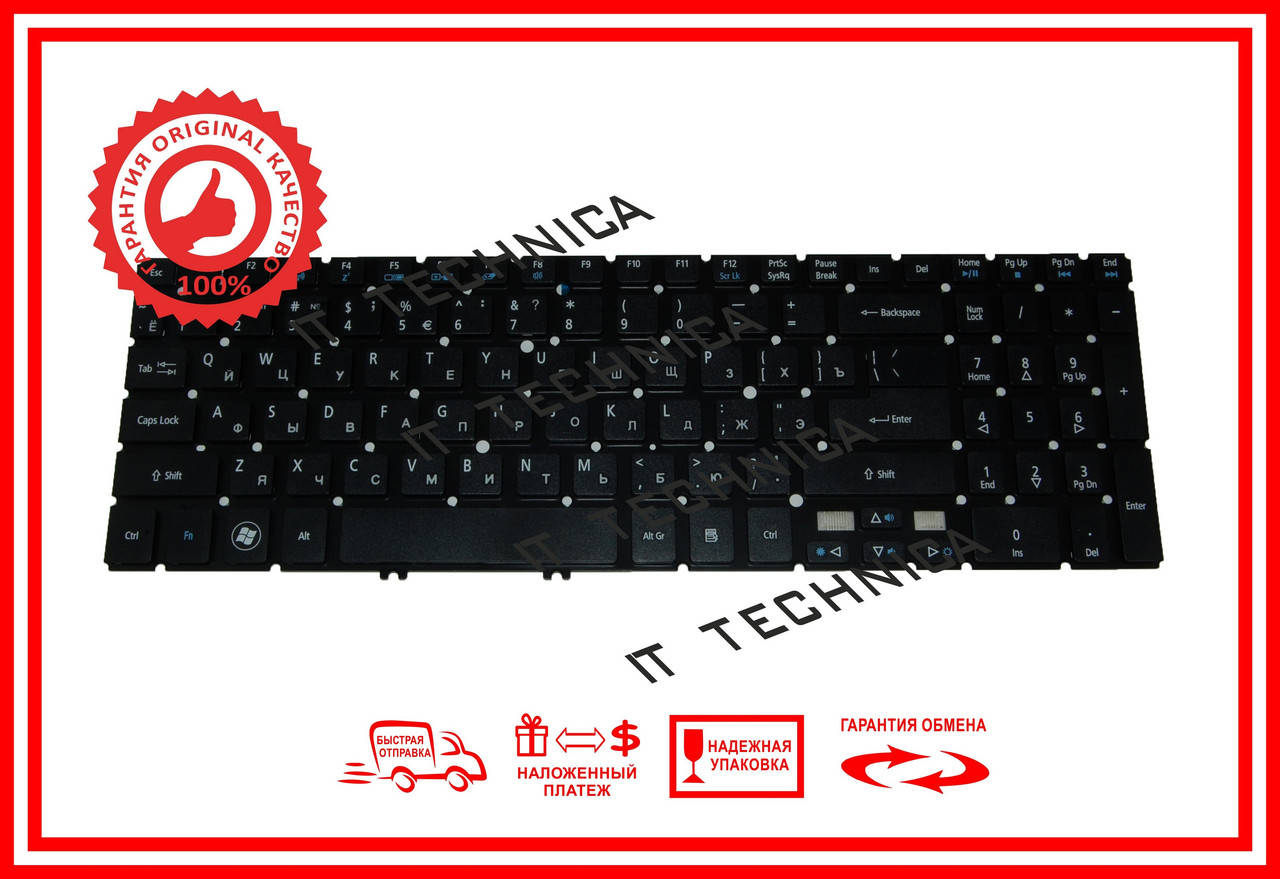 

Клавіатура ACER MP-11F53SU-4424W MP-11F53SU-528 MP-11F53U4-4424 MP-11F53U4-528 PK130022A08 оригінал, Черный