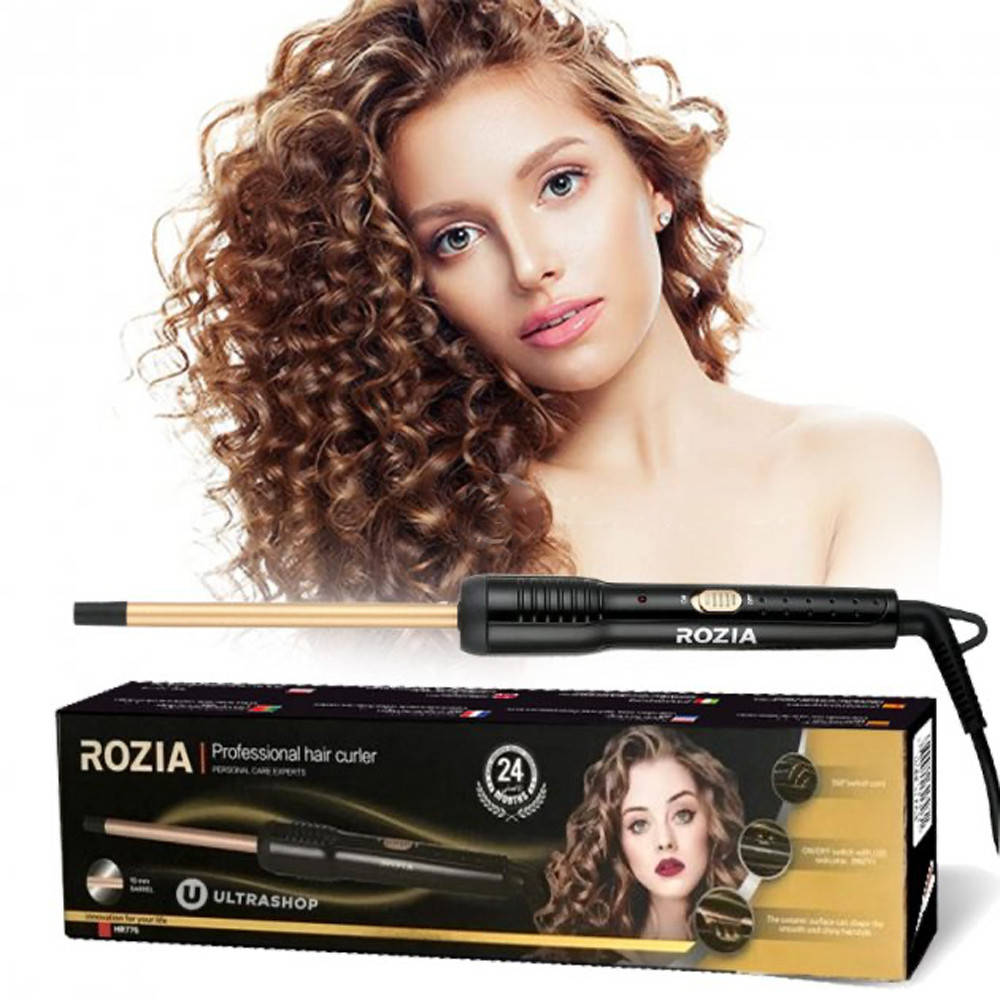 

Плойка для завивки волос 10 мм Rozia HR-776 / Плойка афро кудри / Тонкая плойка