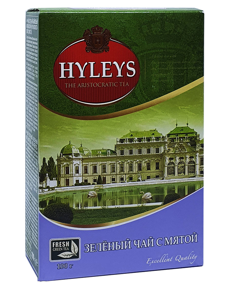 

Чай зелений з м'ятою Hyleys Зелений чай з м'ятою 100 г (660)