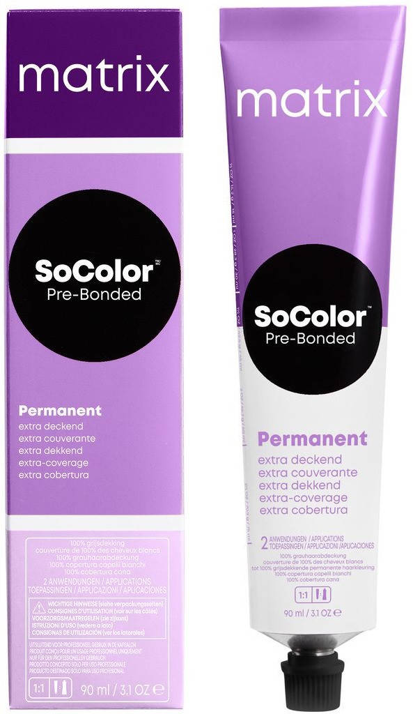 

Стойкая крем-краска 100% закрашивание седины Matrix Socolor beauty Extra Coverage 90ml