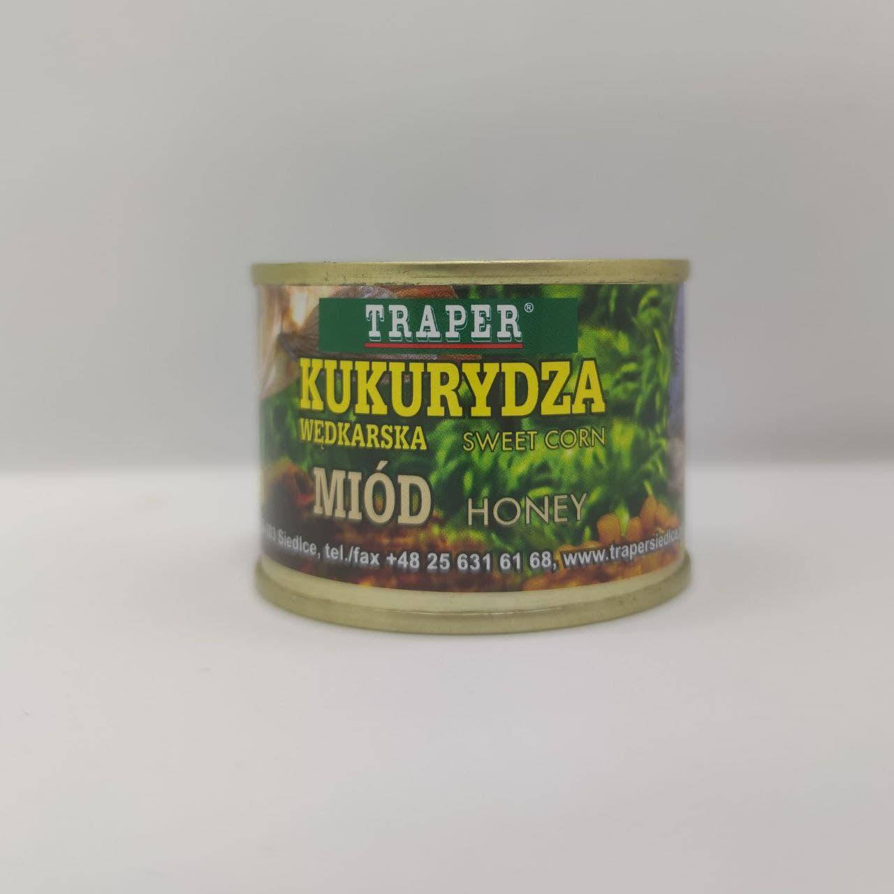 

Прикормка Трапер Ароматическая кукуруза Мед. 70 г. TRAPER Kukurydza 70g Miod