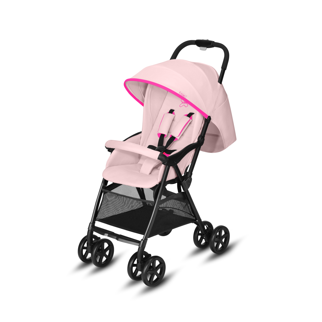 

Коляска Cybex Yoki Neon Light Pink light pink (Дождевик+бампер), Розовый