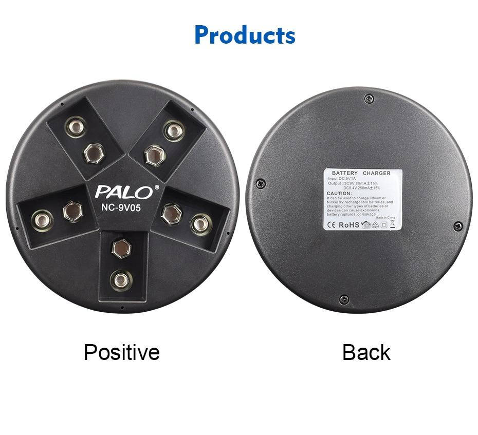 

Зарядка для аккумуляторов на 5 шт крона 9 В PALO №1494