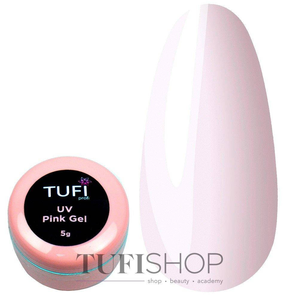 

Гель для наращивания Tufi Profi UV Gel 008 Pink 5 г (0082196), Розовый