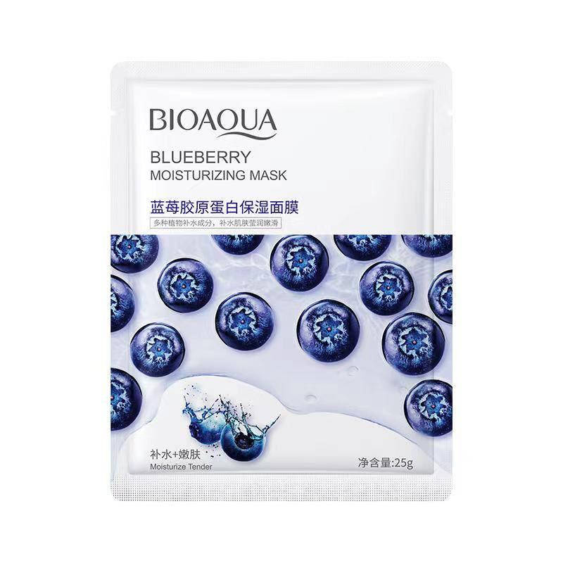 

Маска для лица с Черникой увлажняющая BIOAQUA Blueberry Mask (25г)