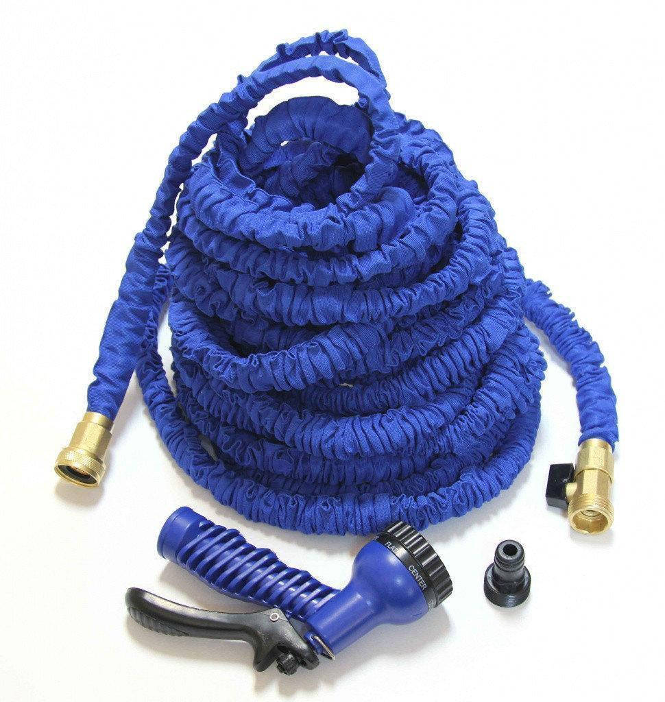 

Шланг Xhose 60 м 200f растягивающийся с распылителем! Полезный