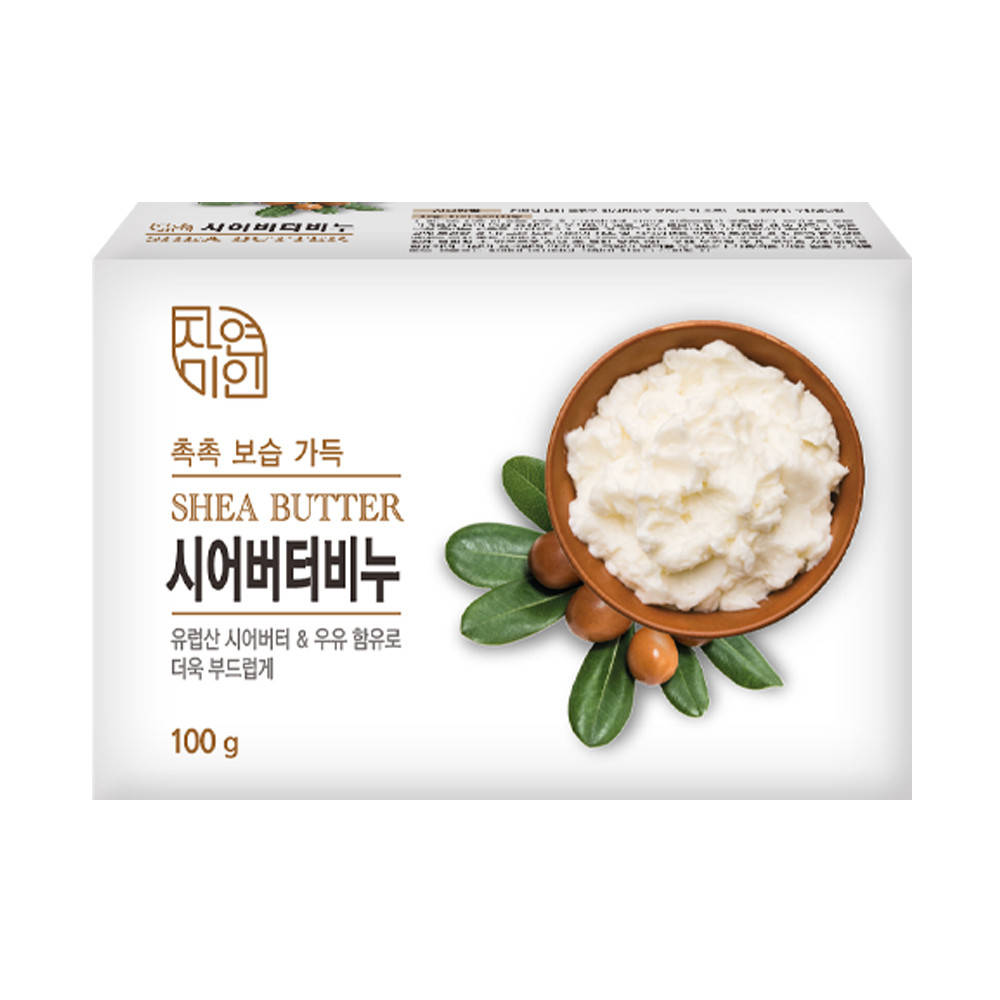

Мыло для лица и тела с экстрактом масла ШИ Shea Butter Beauty Soap Mukungwha 100 гр