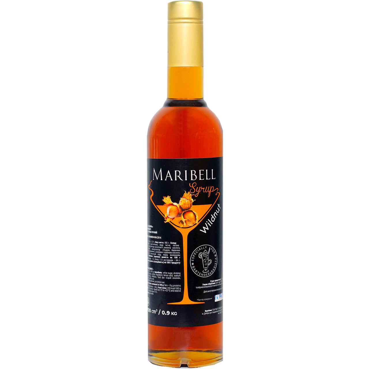 

Сироп коктейльный «Лещина» MARIBELL 700 мл