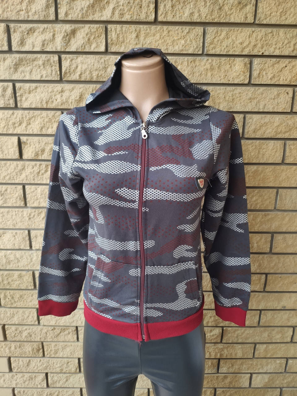 

Кофта, ветровка женская (подростковая) на молнии MOONLIGHT, Турция