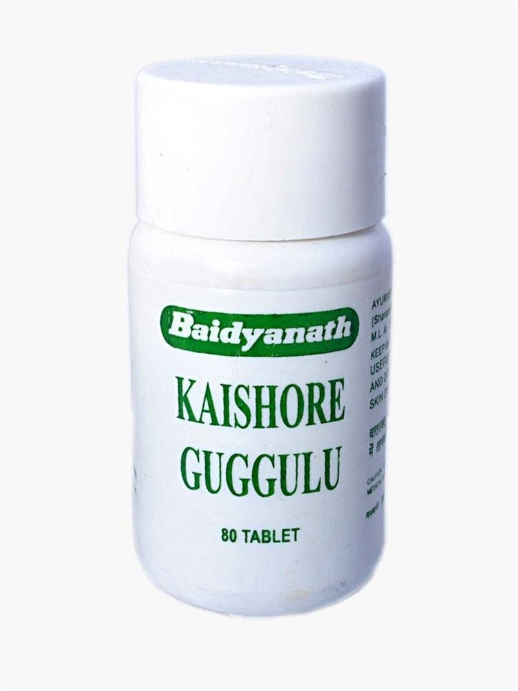 

Кайшоре гуггул Байдьянатх (Kaishore Guggulu Baidyanath), 80 табл
