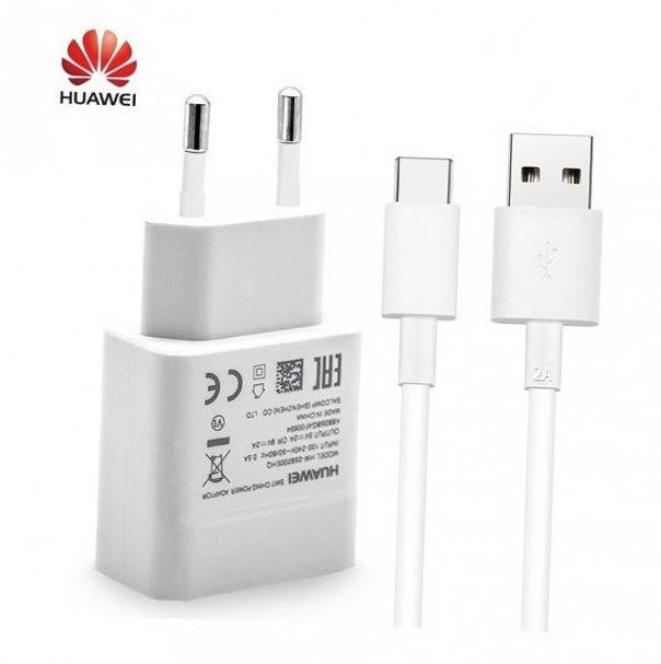 

Зарядное устройство HUAWEI 5V 2A SuperCharge + кабель Type-C, Белый