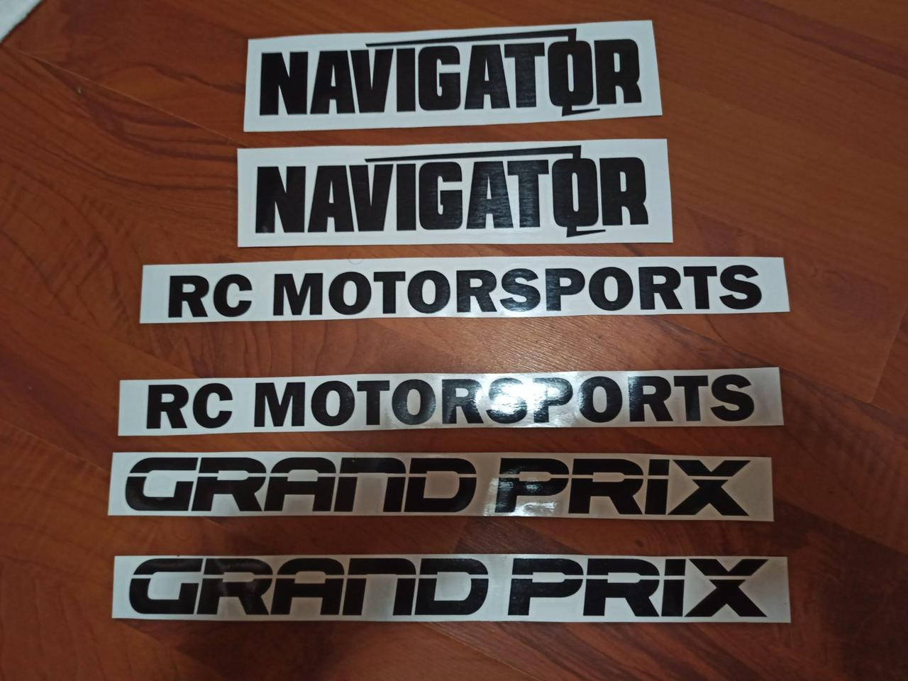 

Наклейки оригинал Navigator Grand Prix винил Качественные