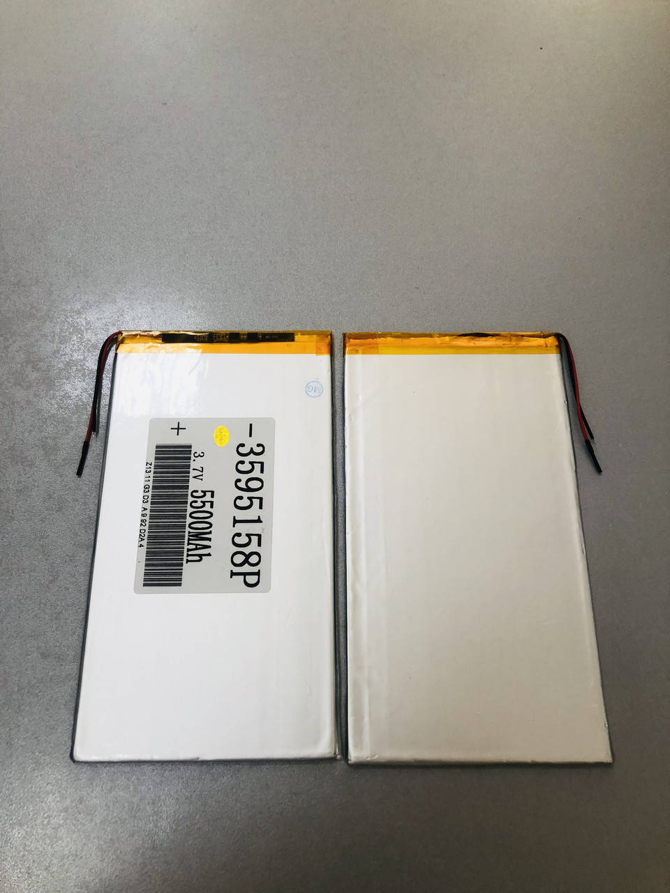 

Аккумулятор универсальный (166*90*3 / 2 pin) (Li-ion - 3.7V / 5500mAh) (3595158P)