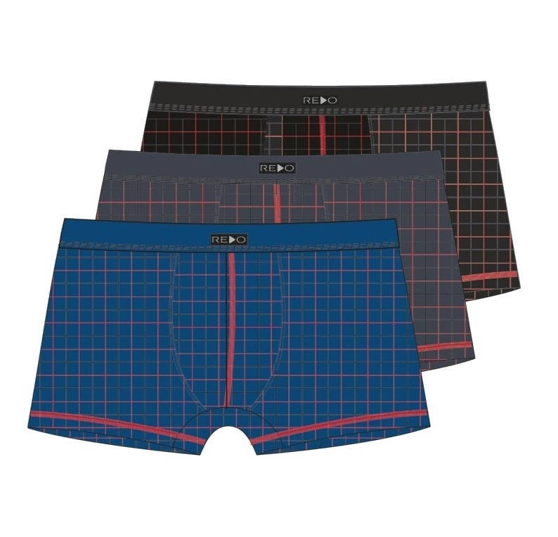 

Трусы-шорты REDO 1BE-C-133A, размеры L, XL, XXL, 3XL, хлопок L черный