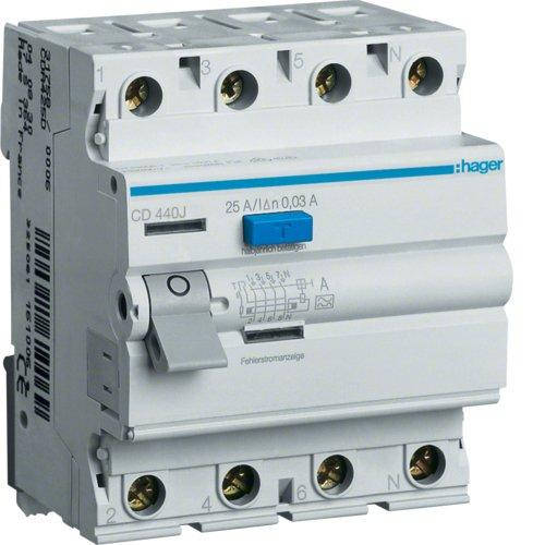 

Дифреле (ПЗВ) 4P 40A 30mA A CD440J