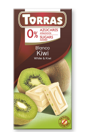

Шоколад Torras Blanco Kiwi белый 75 г