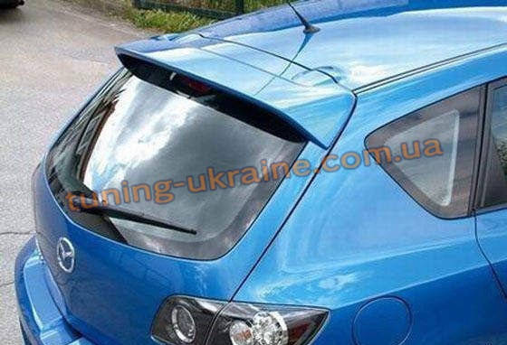 

Спойлер из стеклопластика на Mazda 3 2003-2009 хєтчбек