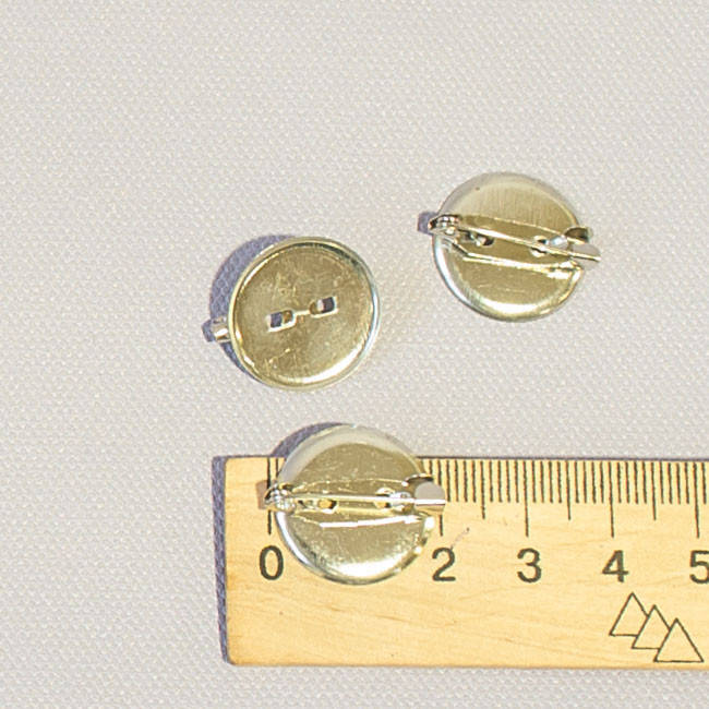 

Брошка круглая D=2 см 20 шт ЗЗ-01