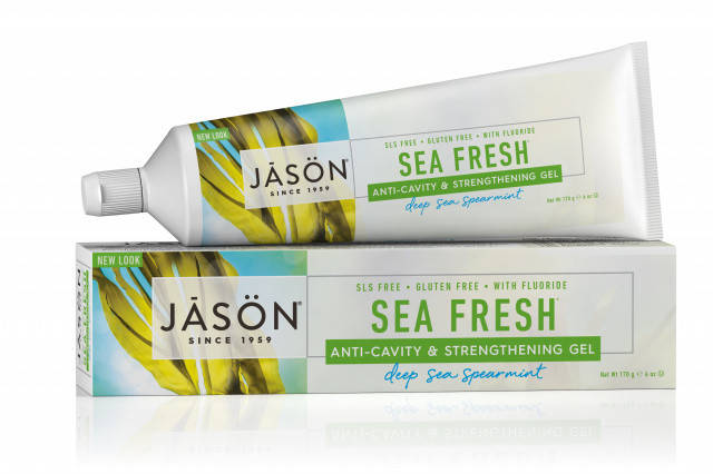 

Гелевая зубная паста против зубного камня Sea Fresh с коэнзимом Q10 (170 г) Jason (США)