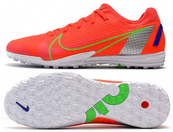 

Сороконожки Nike Zoom Mercurial Vapor 14 Pro TF красные многошиповки найк зум меркуриал футбольная обувь, Красный