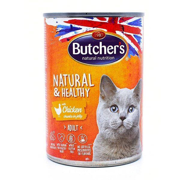 

Butcher`s Classic Консервы для кошек Курица кусочки в желе