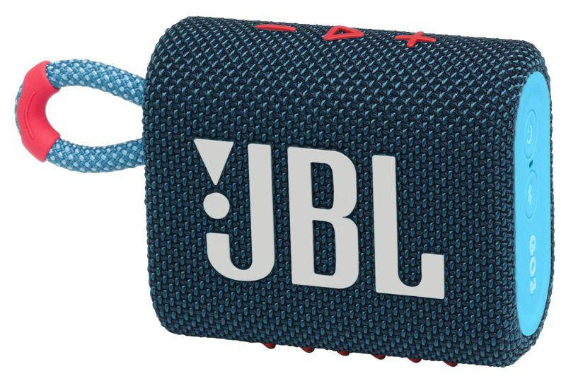 

Портативная колонка JBL Go 3 Blue and Pink (JBLGO3BLUP)