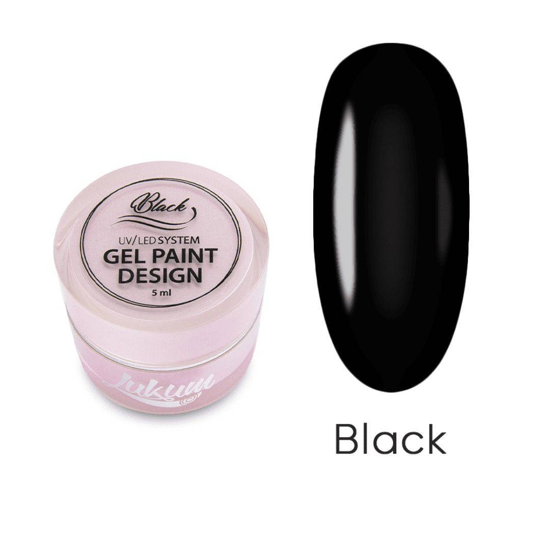 

ГЕЛЬ - КРАСКА ДЛЯ ДИЗАЙНА LUKUM GEL PAINT DESIGN 5 МЛ(черная), Черный