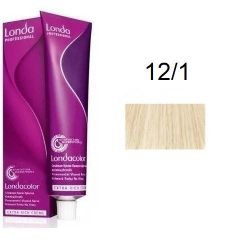 

Крем-краска для волос Londacolor 12/1 Специальный блондин пепельный 60 мл