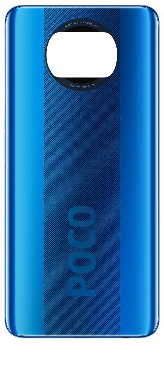 

Задняя крышка корпуса Xiaomi Poco X3 Blue, Голубой
