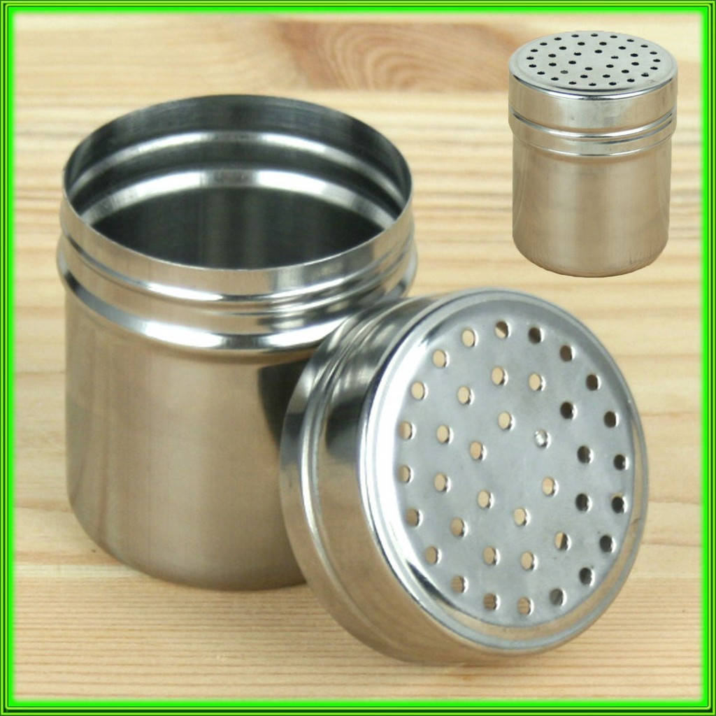 

Солонка из нержавеющей стали D5,3см высота 6,5см, Светло-серый