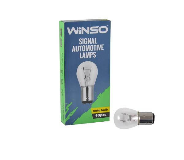 

Лампа накаливания Winso P21/4W 21/4W 12V BAZ15d 713140