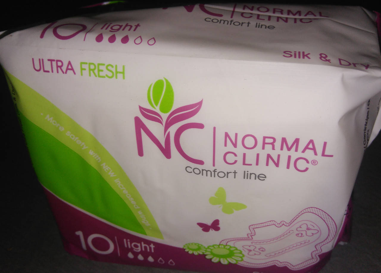 

NormalClinic прокл д/крит днів - ultra fresh Comfort - silk&dry - 3 краплі, 240 мм/уп=10