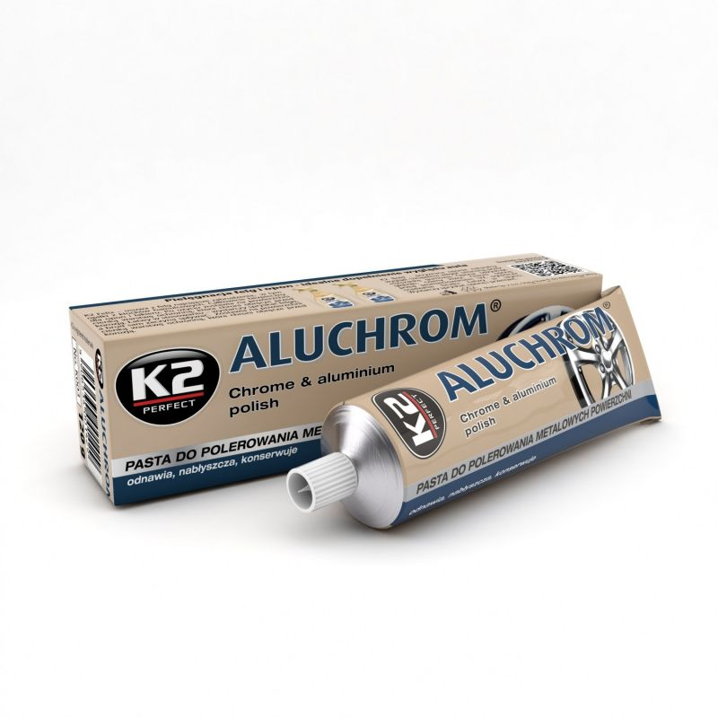 

Паста для полирования хромированных деталей K-2 Aluchrom 120г 191404