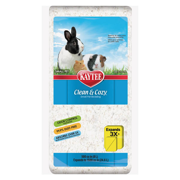 

Kaytee Clean&Cozy White подстилка для грызунов, целлюлоза 8 л