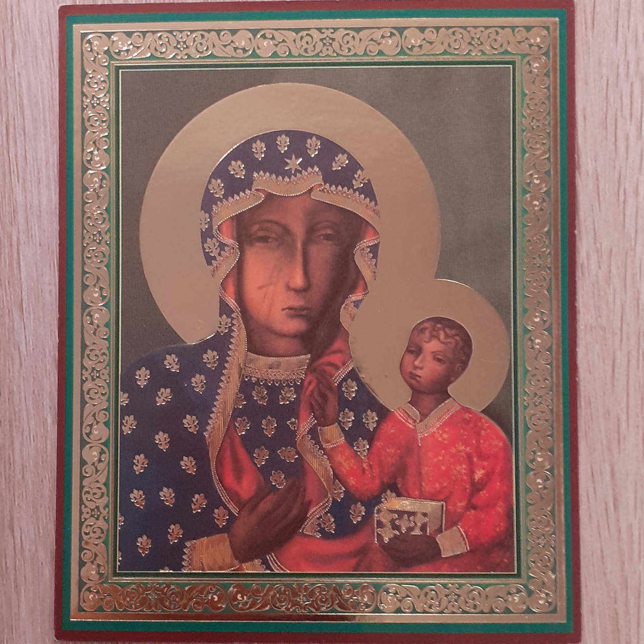 

Лик Пресвятой Богородицы Ченстоховская, 10х12 см