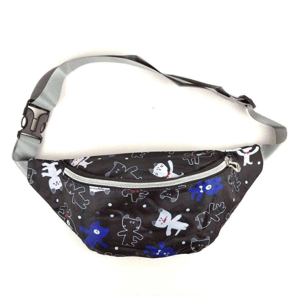 

Сумка – бананка с веселыми принтами (СТР-3058) Тип 7