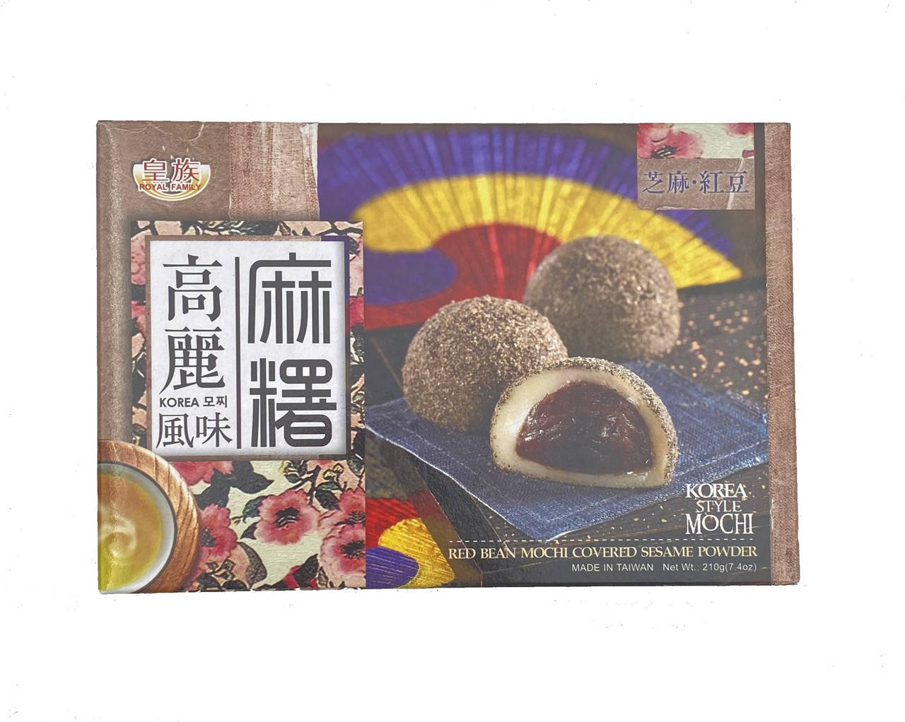 

Пирожные моти Red Bean Mochi Covered Sesame Powder 210 г