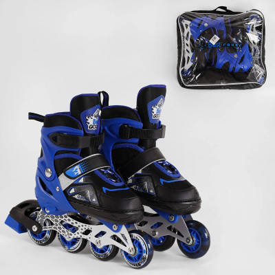 

Ролики детские Best Roller 65988-M, размер 34-37, синий, с подсветкой