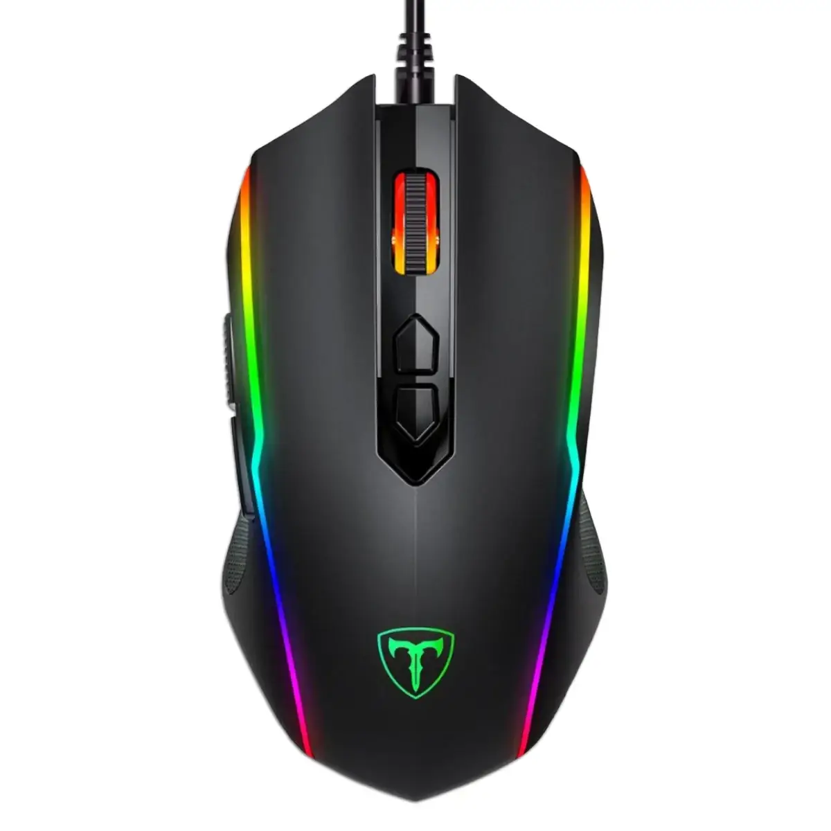 

Игровая мышка с макросами VicTsing T16 и RGB подсветкой 7200DPI, Черный
