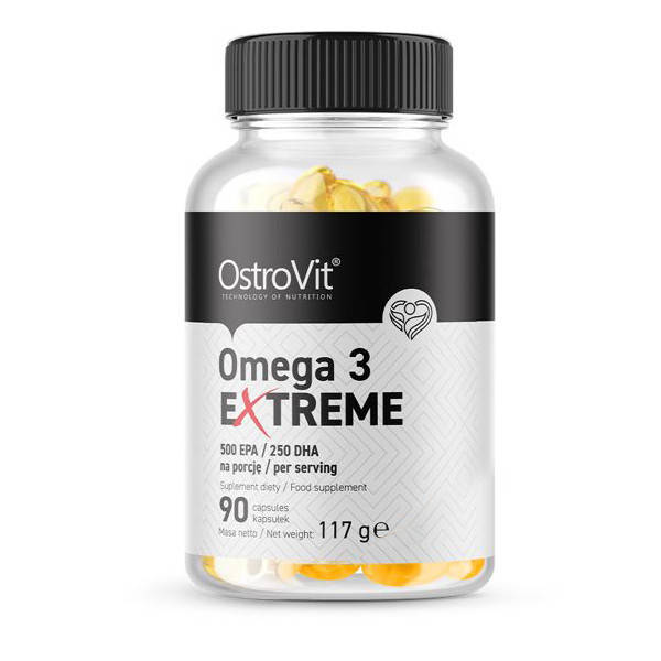 

Жирные кислоты OstroVit Omega 3 Extreme, 90 капсул