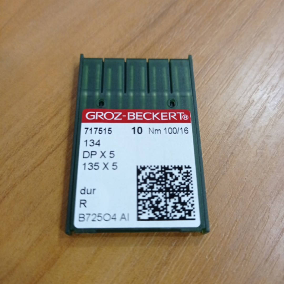 

Игла Groz-Beckert_Schmetz 134 DP*5R №100 R