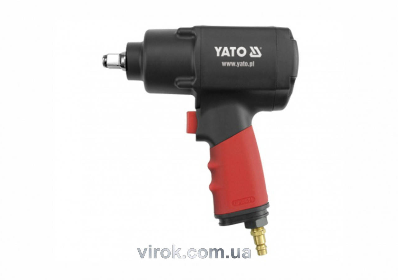 

Гайковерт пневматический ударный YATO 1/2" 1356 Нм YT-0953