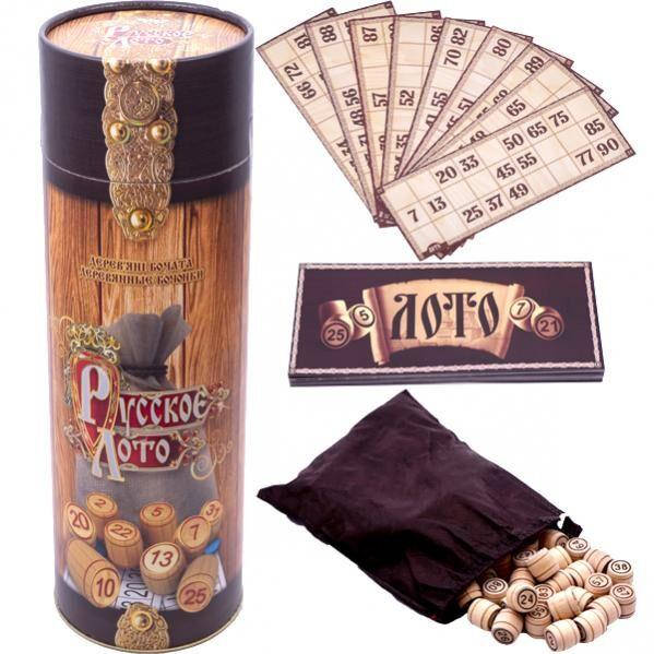 

Настольная игра русское лото, деревянные бочонки Danko Toys ЛТ_1