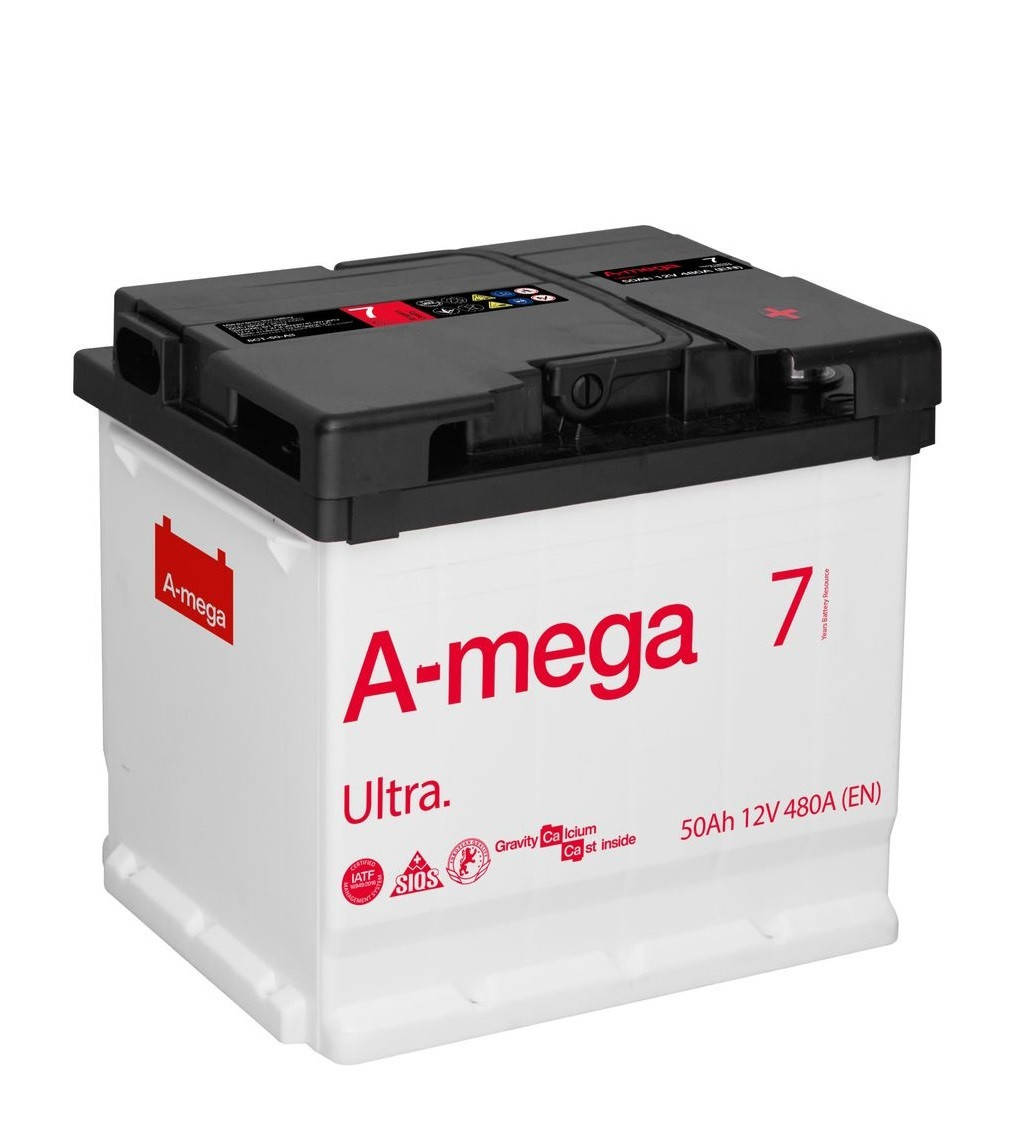 

Аккумулятор автомобильный A-mega 6СТ-50 АзЕ Ultra