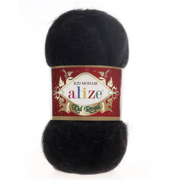 

60 Пряжа Alize Kid Royal черный